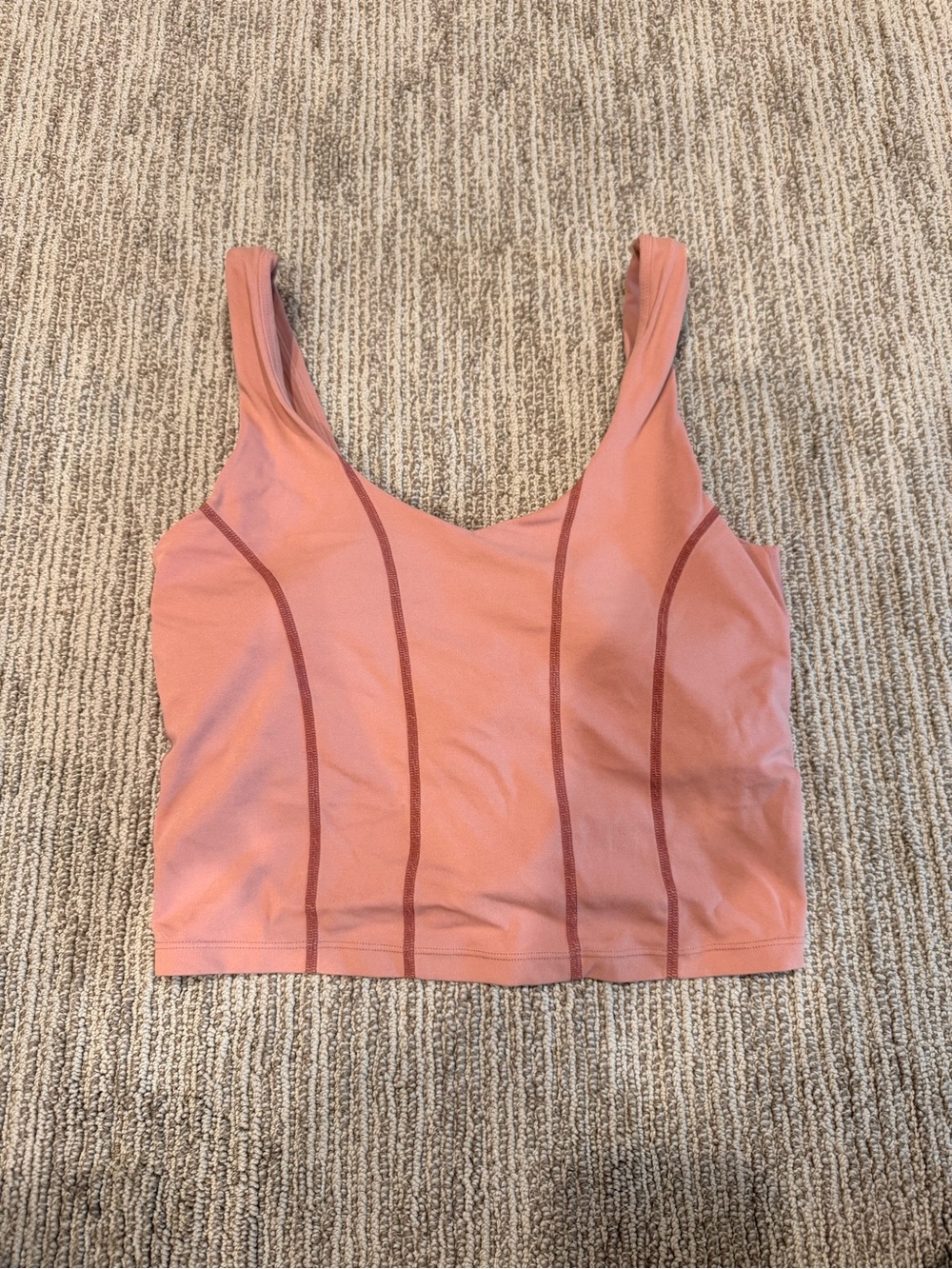 Women's Coral Seam-Accent Sports Bralette